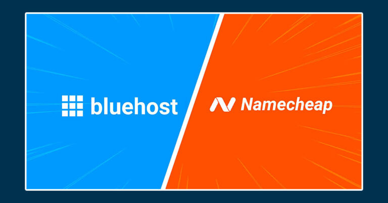 Bluehost vs Namecheap Comparison