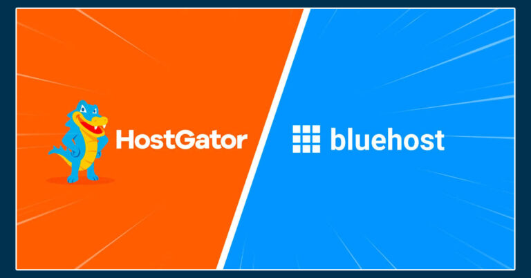 HostGator vs Bluehost Comparison