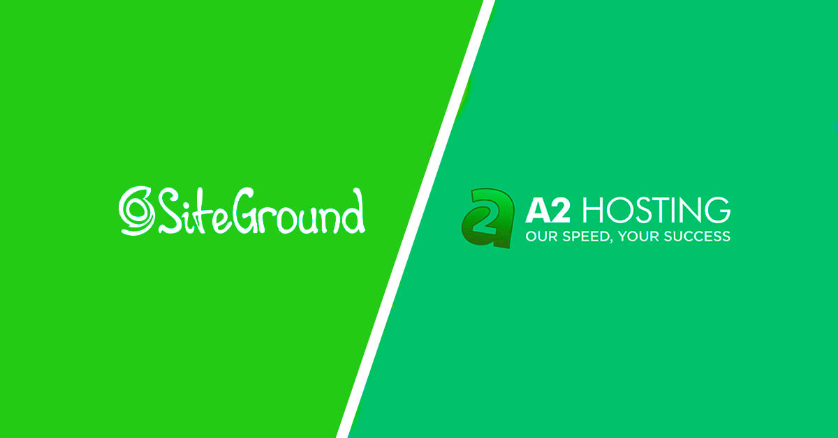 SiteGround VS A2 Hosting